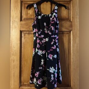 Express Floral Open Back Dress